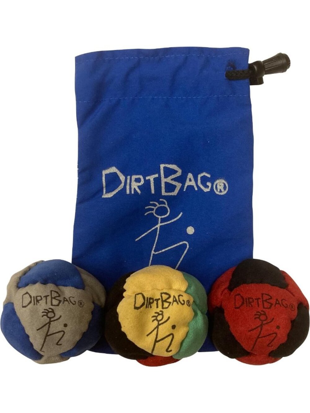 3-Pack Classic Footbags with Pouch - Unique Footbag Set for Fun & Play